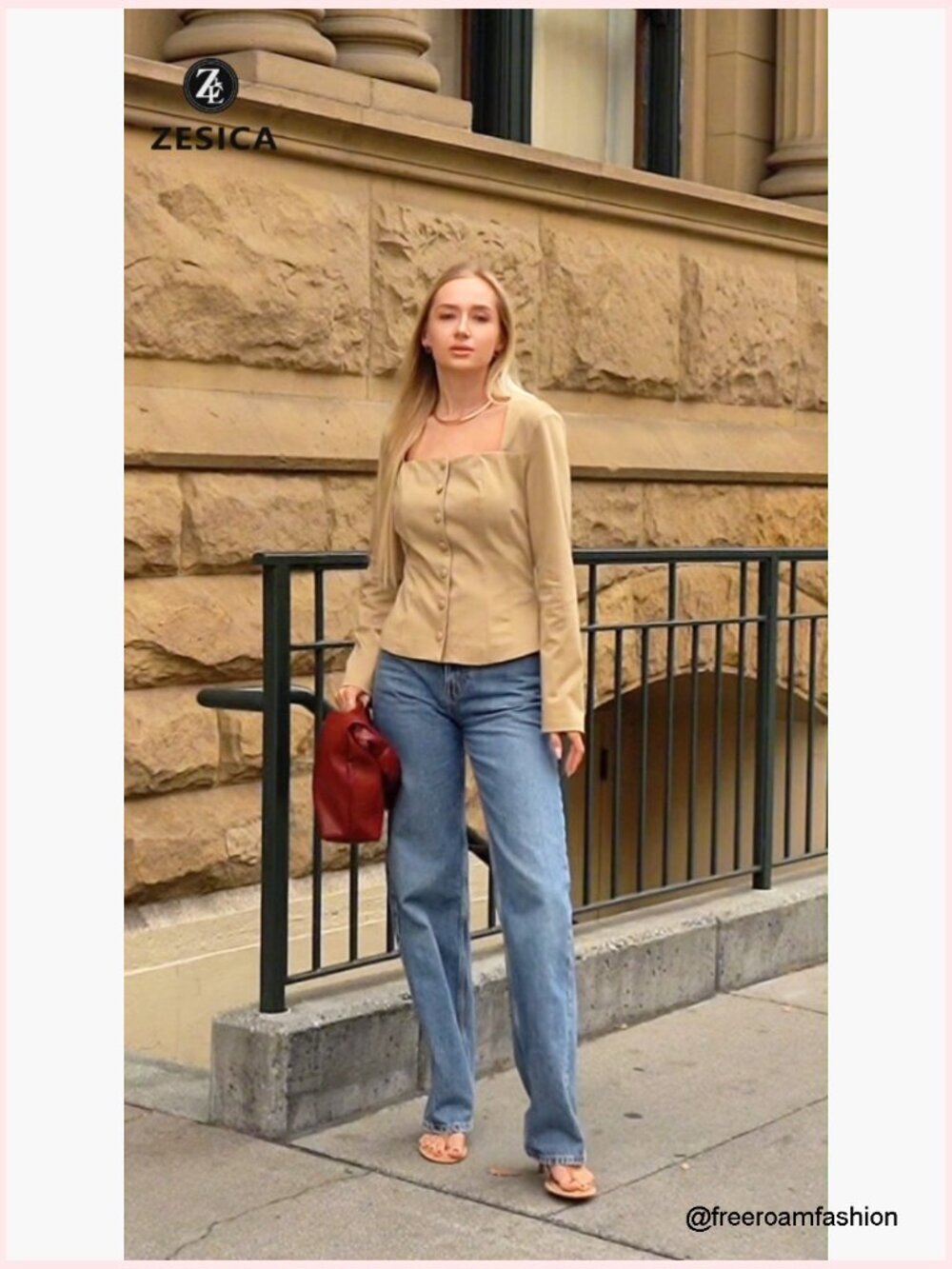 Women's Square Neck Fitted Blazer Long Sleeve Slim Fit Business Casual - Picture 7 of 7